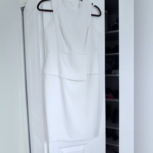 White House Black Market white cocktail dress